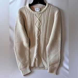 Old Navy Ivory Cable Knit Sweater